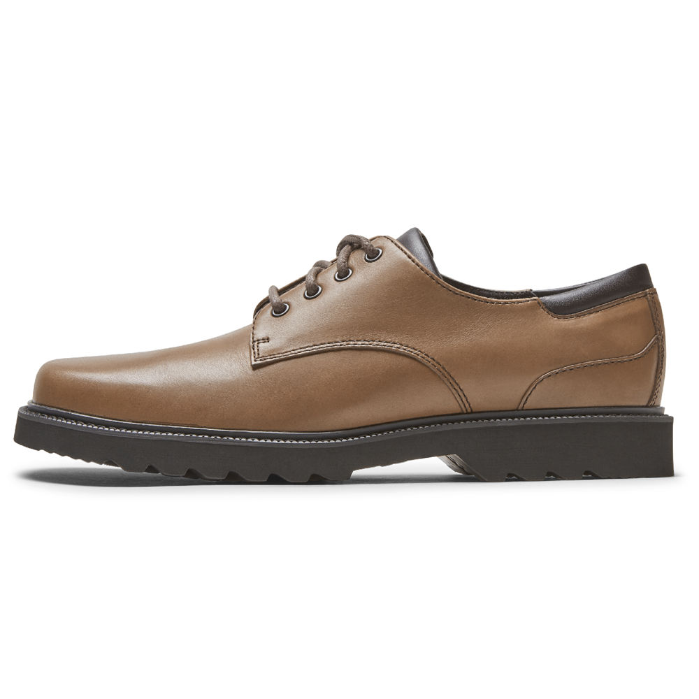 Rockport Singapore Mens Oxfords - Northfield Waterproof Dark Brown - UI2876015